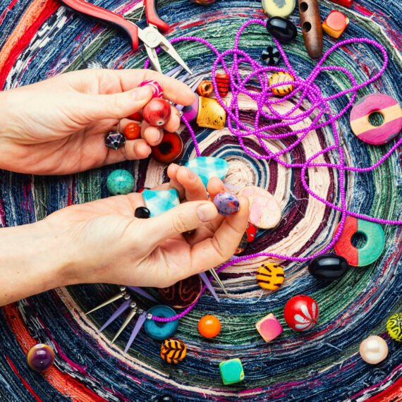 Beads for jewelry, handicraft